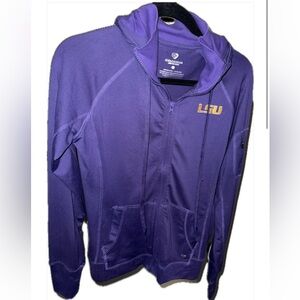 Colosseum LSU Purple Athletic Jacket